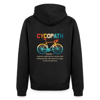 VTT VTT VTT VTT VTT - Veste à capuche bio Premium Unisexe - noir - Dos - Nico (187cm)