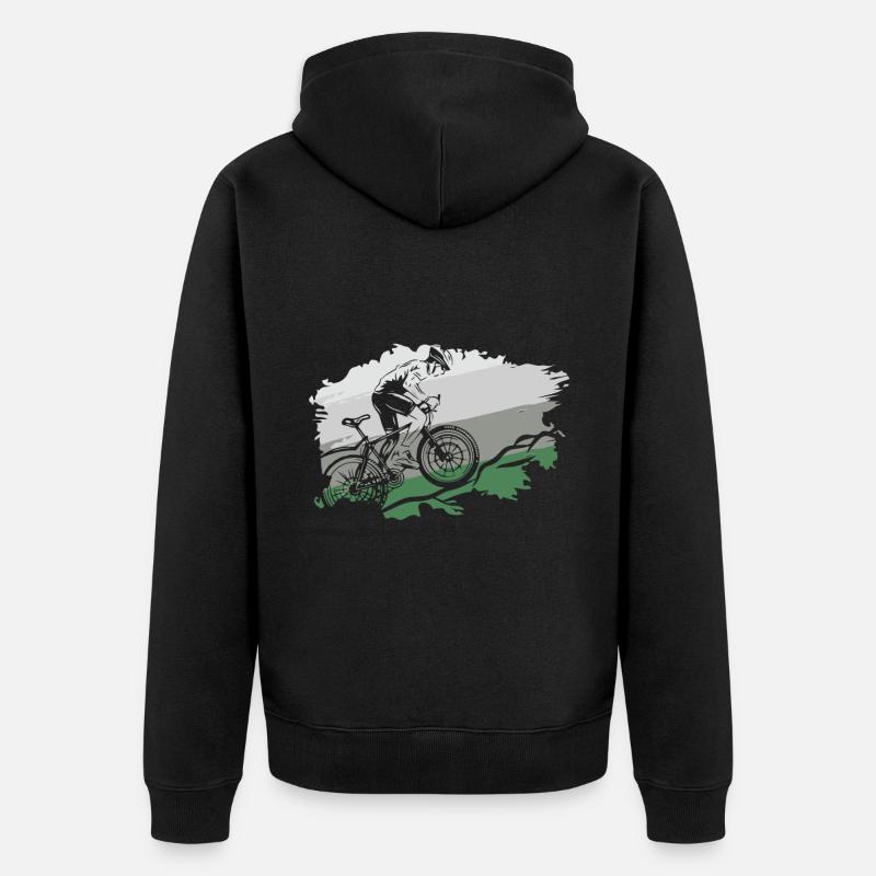 VTT VTT Descente - Veste à capuche bio Premium Unisexe - noir