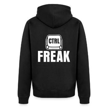 Computer Scientist Admin Programmer - Unisex Premium Organic Zip Hoodie - black - Back - Nico (187cm)