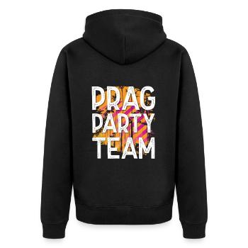 Équipe du Parti de Prague - Veste à capuche bio Premium Unisexe - noir - Dos - Nico (187cm)