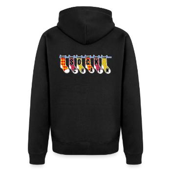 Computer Scientist Admin Computer Science - Unisex Premium Organic Zip Hoodie - black - Back - Nico (187cm)