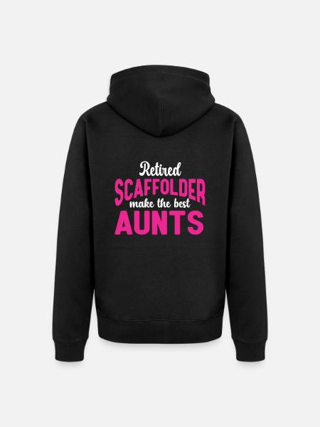 Scaffolding Gift Craftsman Job Scaffolding - Unisex Premium Organic Zip Hoodie - black