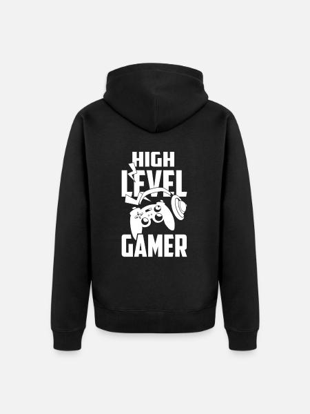 Jeux de joueurs - Veste à capuche bio Premium Unisexe - noir