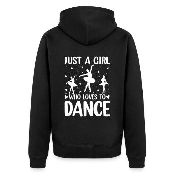 Cheerleader Cheerleading Gymnastique Danseuse - Veste à capuche bio Premium Unisexe - noir - Dos - Nico (187cm)