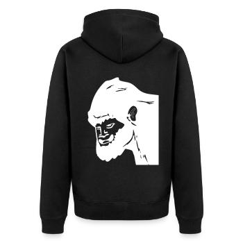 Bigfoot rit - Veste à capuche bio Premium Unisexe - noir - Dos - Nico (187cm)