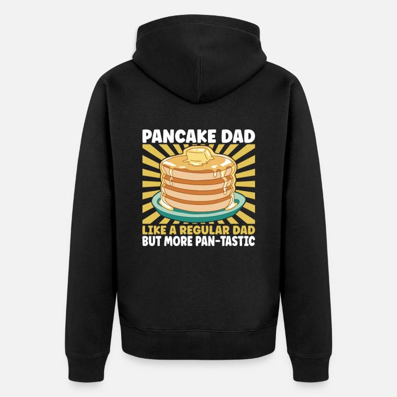 Papa crêpes - Veste à capuche bio Premium Unisexe - noir