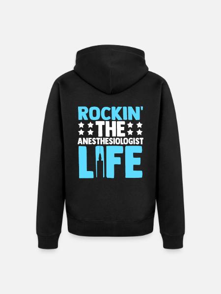 Anesthesiology - Unisex Premium Organic Zip Hoodie - black