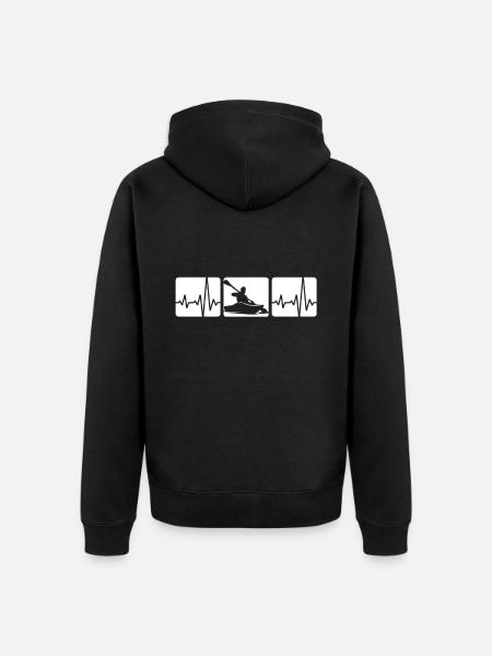 Kayak ECG - Veste à capuche bio Premium Unisexe - noir