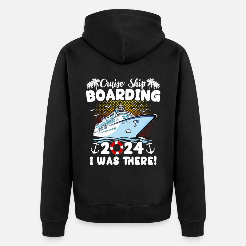 Croisière Kreuzfahrt 2024 - Veste à capuche bio Premium Unisexe - noir