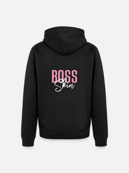 Beautician Cosmetics Makeup Gift - Unisex Premium Organic Zip Hoodie - black