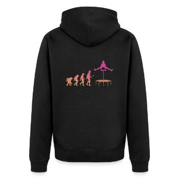 Evolution Trampolines Trampolines - Veste à capuche bio Premium Unisexe - noir - Dos - Nico (187cm)