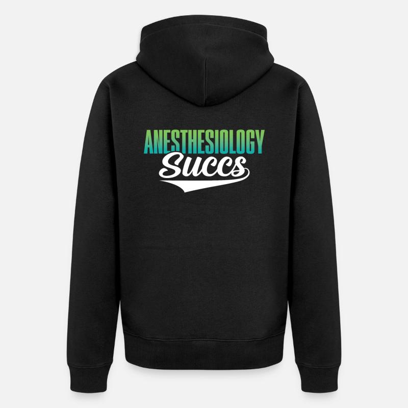 Anesthésiste - Veste à capuche bio Premium Unisexe - noir