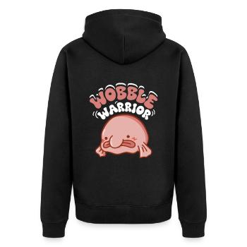Biologiste marin Poissons d’eau profonde Blob Océan - Veste à capuche bio Premium Unisexe - noir - Dos - Nico (187cm)