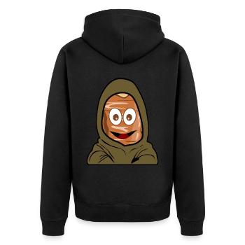 Doner kebab kebab - Veste à capuche bio Premium Unisexe - noir - Dos - Nico (187cm)