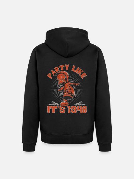 Arzt, Mediziner, Medizin Student, Sponsion - Unisex Premium Bio Zip Hoodie - Schwarz