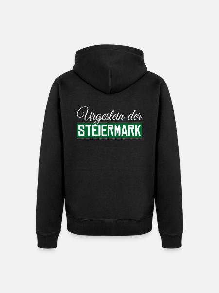 Steiermark - Unisex Premium Bio Zip Hoodie - Schwarz