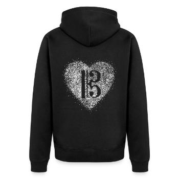 Alto Clé Alto Chanteur Alto Orchestre Chœur - Veste à capuche bio Premium Unisexe - noir - Dos - Nico (187cm)