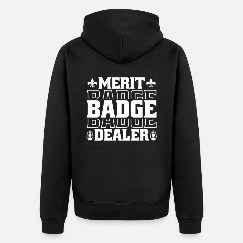 Mérite scout - Veste à capuche bio Premium Unisexe - noir