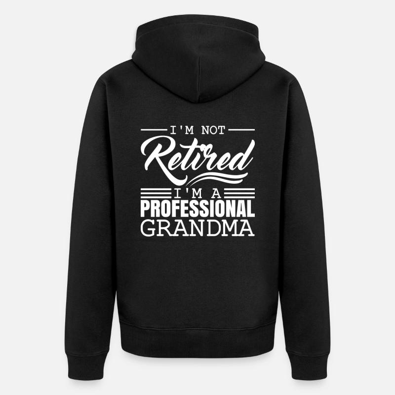 Pension de pensionné - Veste à capuche bio Premium Unisexe - noir