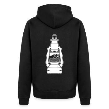 Zugspitze Randonnée Alpinisme Randonnée - Veste à capuche bio Premium Unisexe - noir - Dos - Nico (187cm)