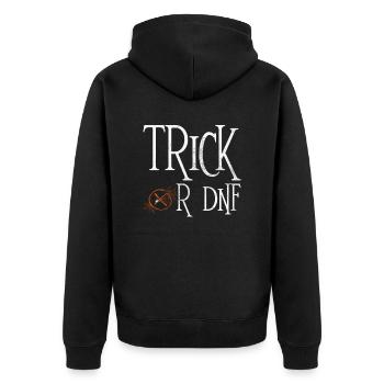 Astuce ou DNF - Geocaching Geocacher - Veste à capuche bio Premium Unisexe - noir - Dos - Nico (187cm)