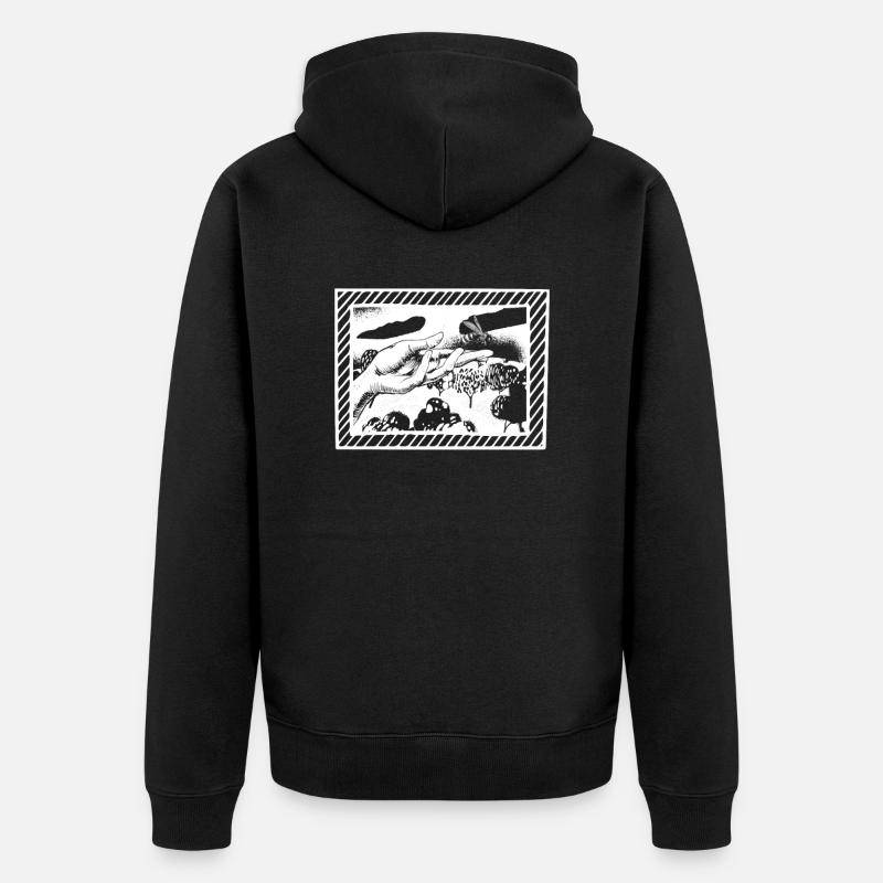 Apiculteurs, apiculteurs - Veste à capuche bio Premium Unisexe - noir