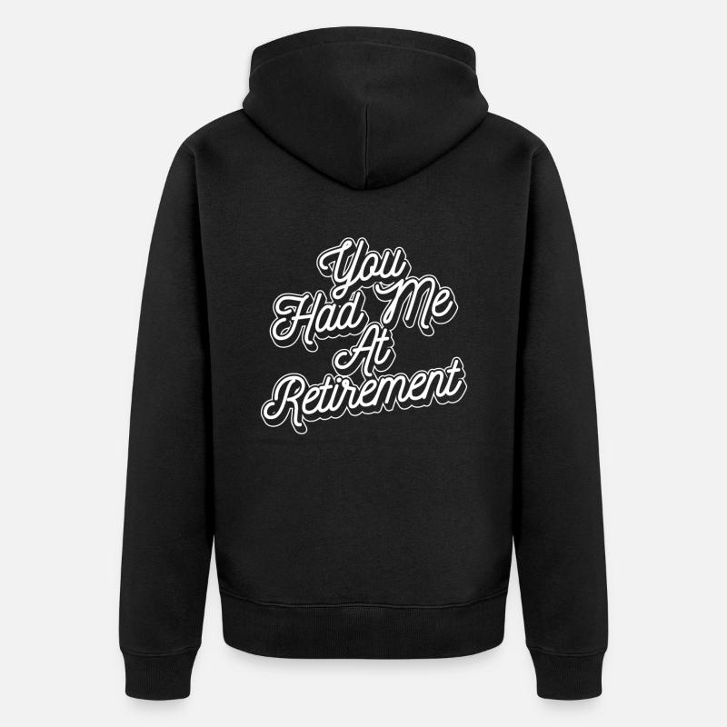 Pension de pensionné - Veste à capuche bio Premium Unisexe - noir
