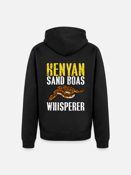 Snake owners - Unisex Premium Organic Zip Hoodie - black