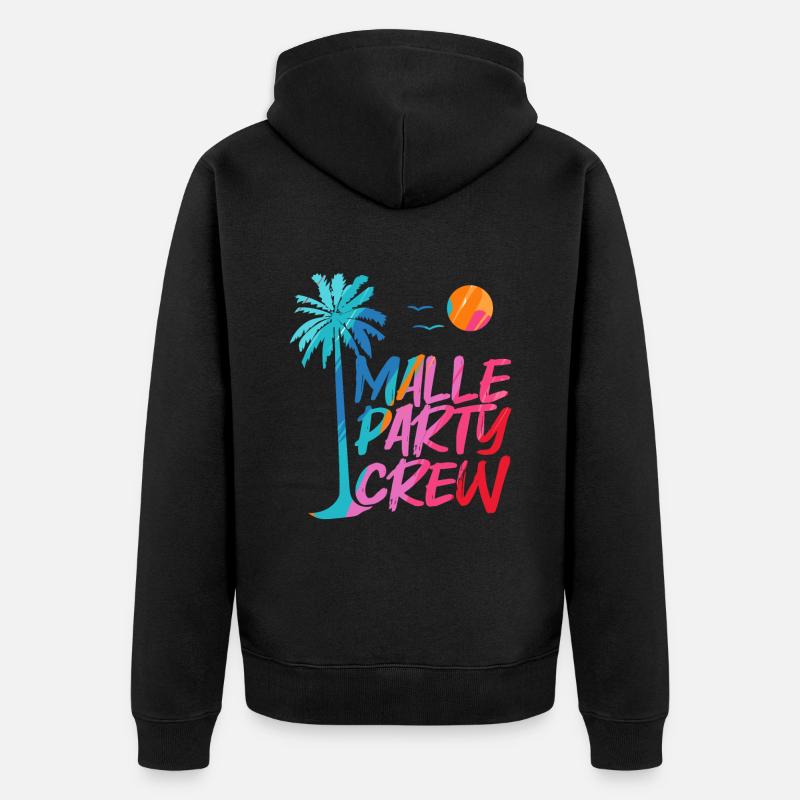 Équipage de Malle Party - Veste à capuche bio Premium Unisexe - noir
