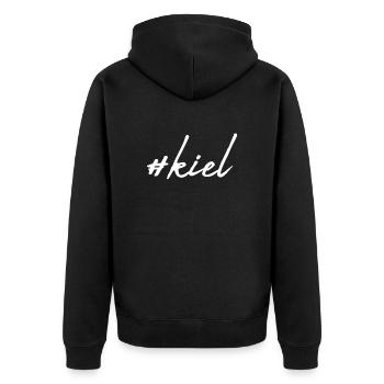 Quille - Veste à capuche bio Premium Unisexe - noir - Dos - Nico (187cm)