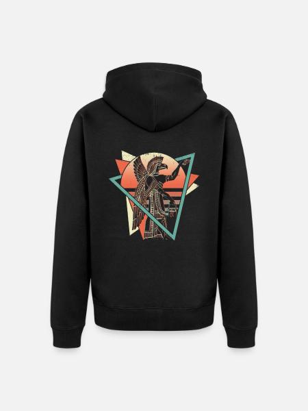 Anunnaki Ancient Sumerians Babylonians Assyrians - Unisex Premium Organic Zip Hoodie - black