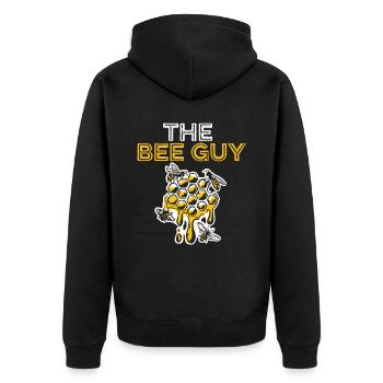 Hobby Gardener Garden Funny Garden Bees - Veste à capuche bio Premium Unisexe - noir - Dos - Nico (187cm)