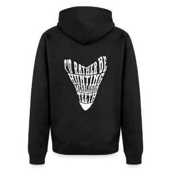 Je préfère chasser les dents de mégalodon - megalodon - Veste à capuche bio Premium Unisexe - noir - Dos - Nico (187cm)