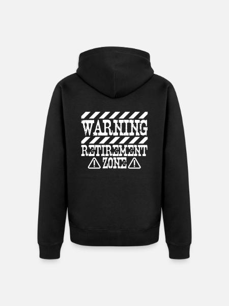 Pension de pensionné - Veste à capuche bio Premium Unisexe - noir