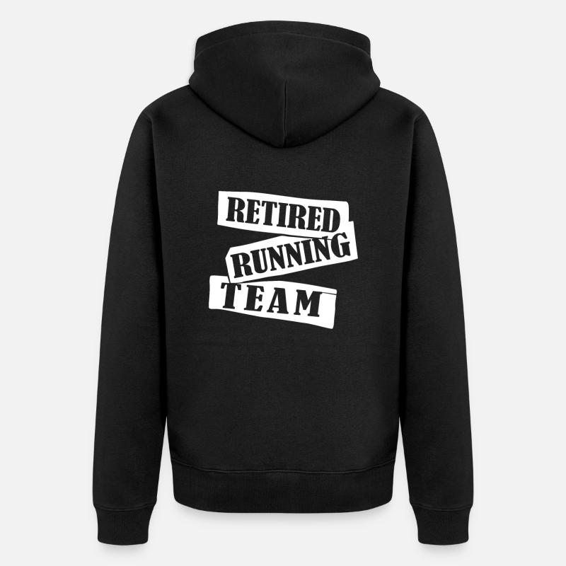 Pension de pensionné - Veste à capuche bio Premium Unisexe - noir