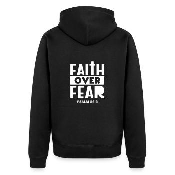 Bible Bible Versets chrétiens Don de Jésus - Veste à capuche bio Premium Unisexe - noir - Dos - Nico (187cm)