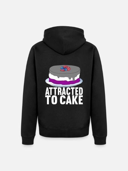 Asexuel Ace - Unisex Premium Bio Zip Hoodie - Schwarz