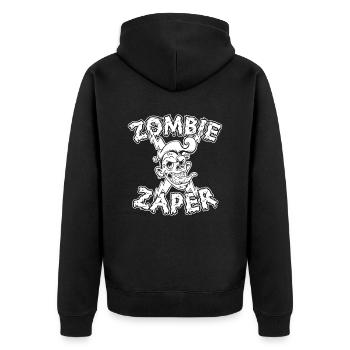 Zombie Halloween - Veste à capuche bio Premium Unisexe - noir - Dos - Nico (187cm)