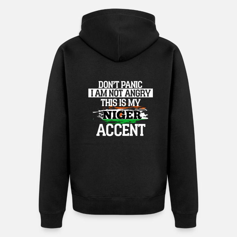 Niger - Veste à capuche bio Premium Unisexe - noir