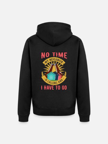 Woman - Unisex Premium Organic Zip Hoodie - black