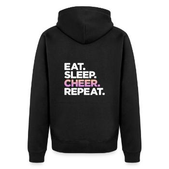 Cheerleader - Veste à capuche bio Premium Unisexe - noir - Dos - Nico (187cm)