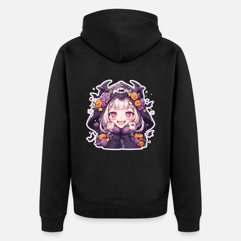Vampire Vampire Femmes Vampires Helloween - Veste à capuche bio Premium Unisexe - noir