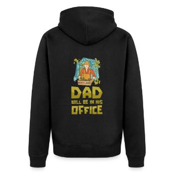Hobby Gardener Garden Funny Garden Father - Veste à capuche bio Premium Unisexe - noir - Dos - Nico (187cm)