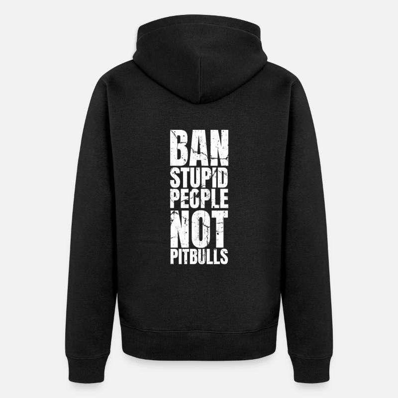 Pitbull Pitbull Interdiction - Veste à capuche bio Premium Unisexe - noir