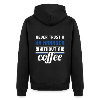 Ressources Humaines Responsable RH Profession - Veste à capuche bio Premium Unisexe - noir - Dos - Nico (187cm)