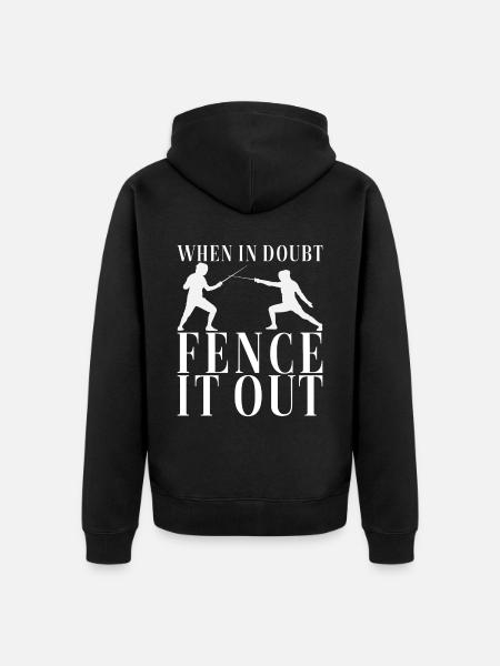 Fencing Fencing - Unisex Premium Organic Zip Hoodie - black