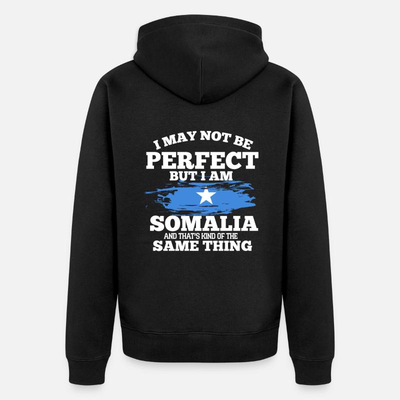 Somalie - Veste à capuche bio Premium Unisexe - noir