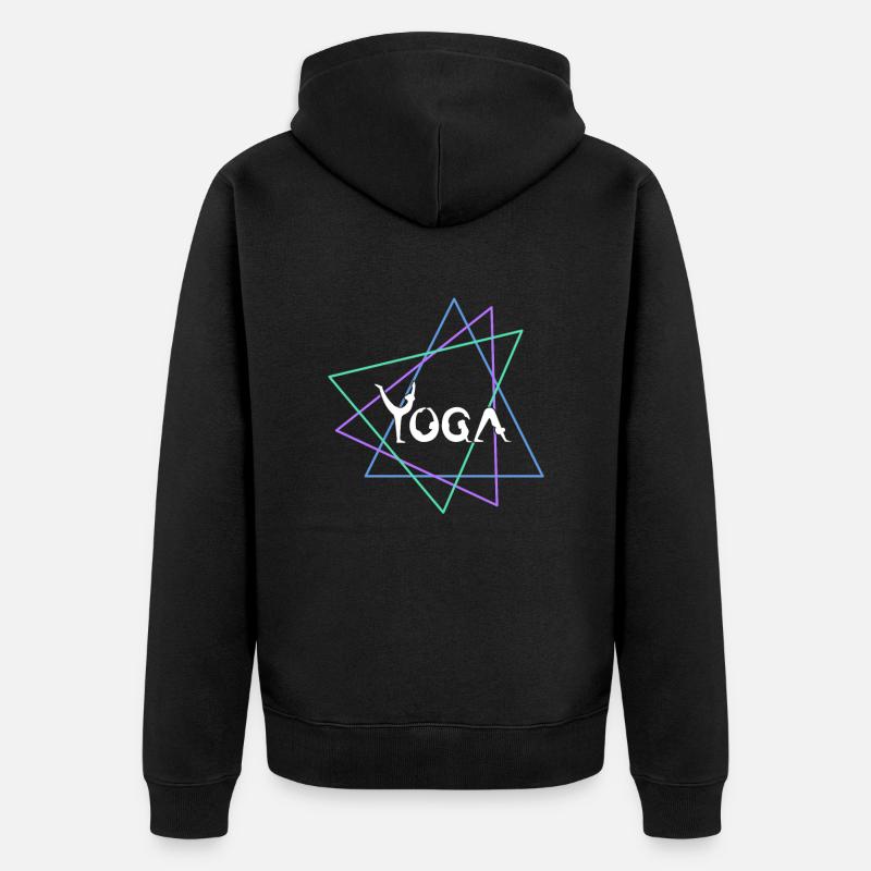 Yoga - Veste à capuche bio Premium Unisexe - noir