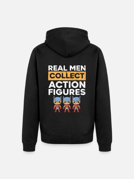 Action Figur Samler Hobby Legetøjssamling - Premium økologisk unisex-hættejakke - sort