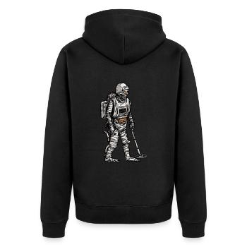 Détecteur de métaux Halloween - Veste à capuche bio Premium Unisexe - noir - Dos - Nico (187cm)